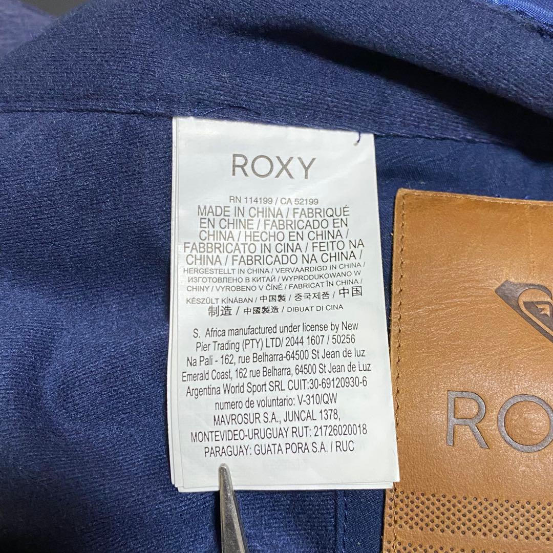 極美品 ROXY スノーボード ビブパンツ 中綿 裏起毛 レディース Sサイズ