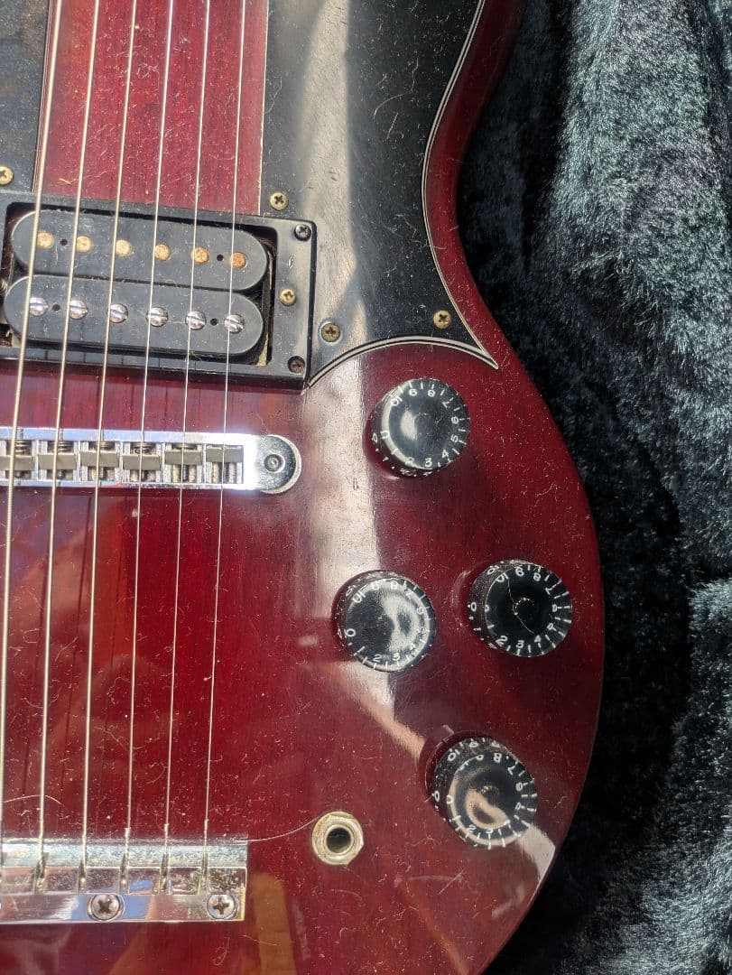 フェルナンデス製ダブルネック　ジミー・ペイジタイプ