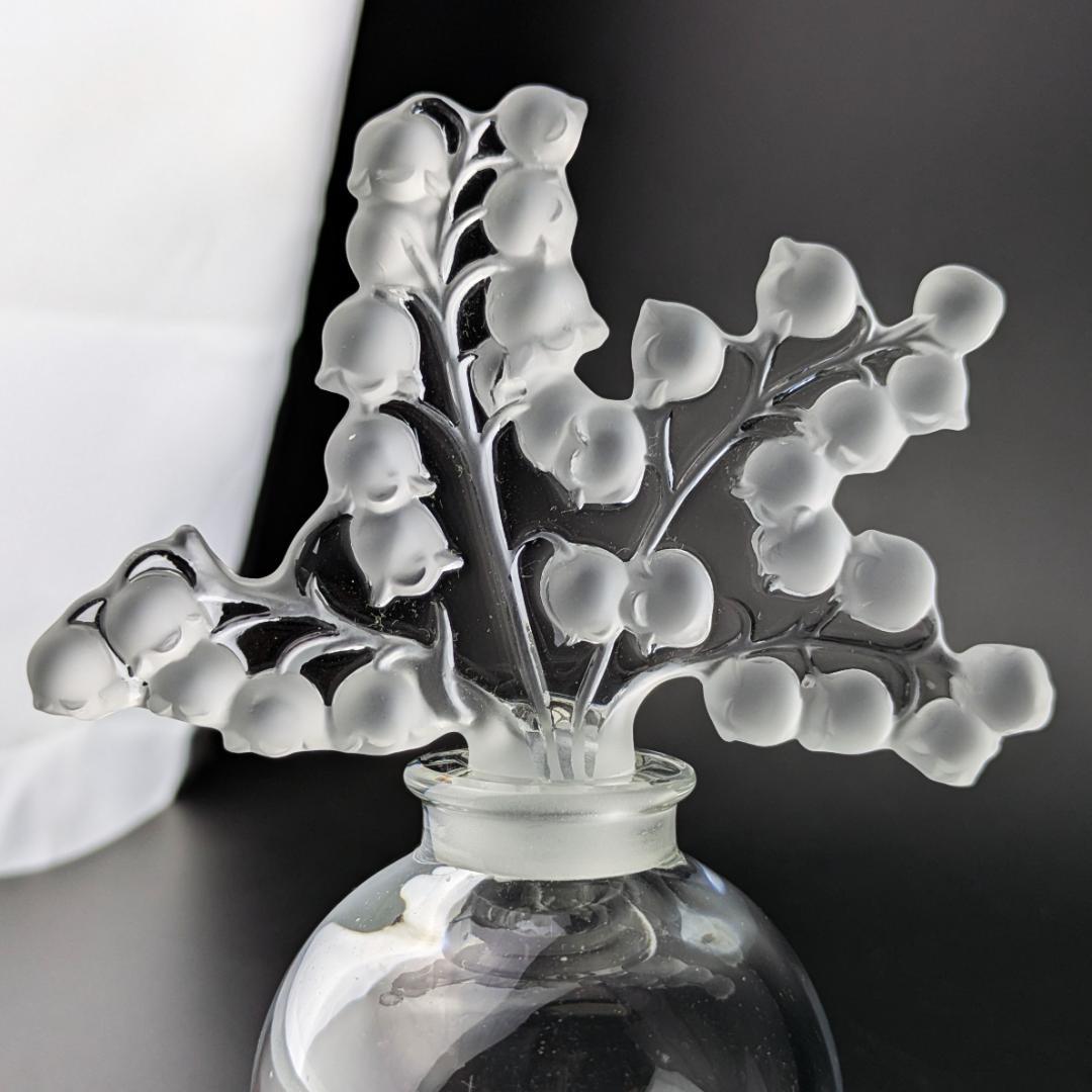 た*ん様 萌えるすずらん★ラリック 香水瓶 クレールフォンテーヌ 12cm 美品