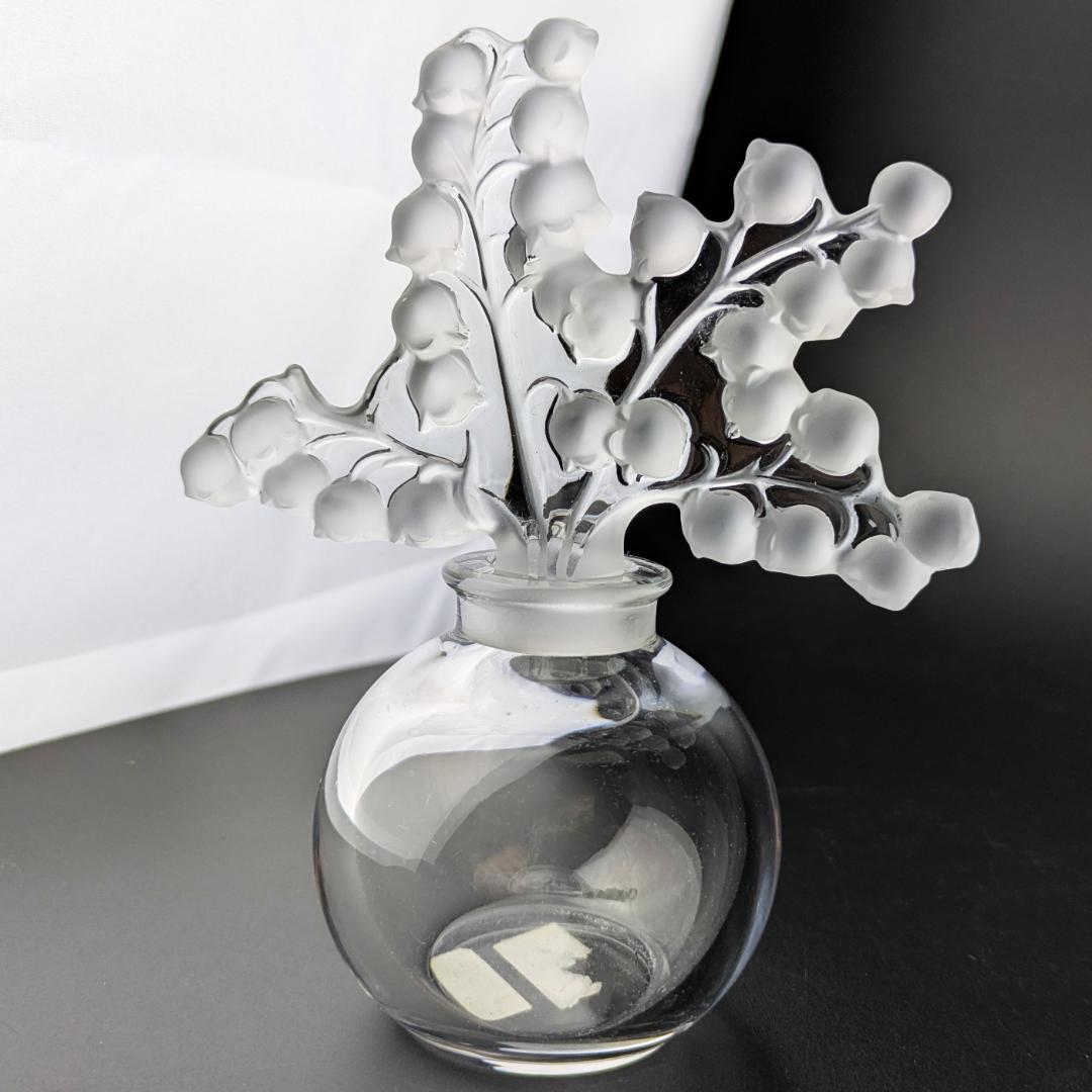 た*ん様 萌えるすずらん★ラリック 香水瓶 クレールフォンテーヌ 12cm 美品