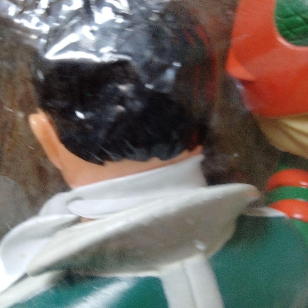 状態最良仮面ライダーV3面取れソフビマフラー付き当時物パチ