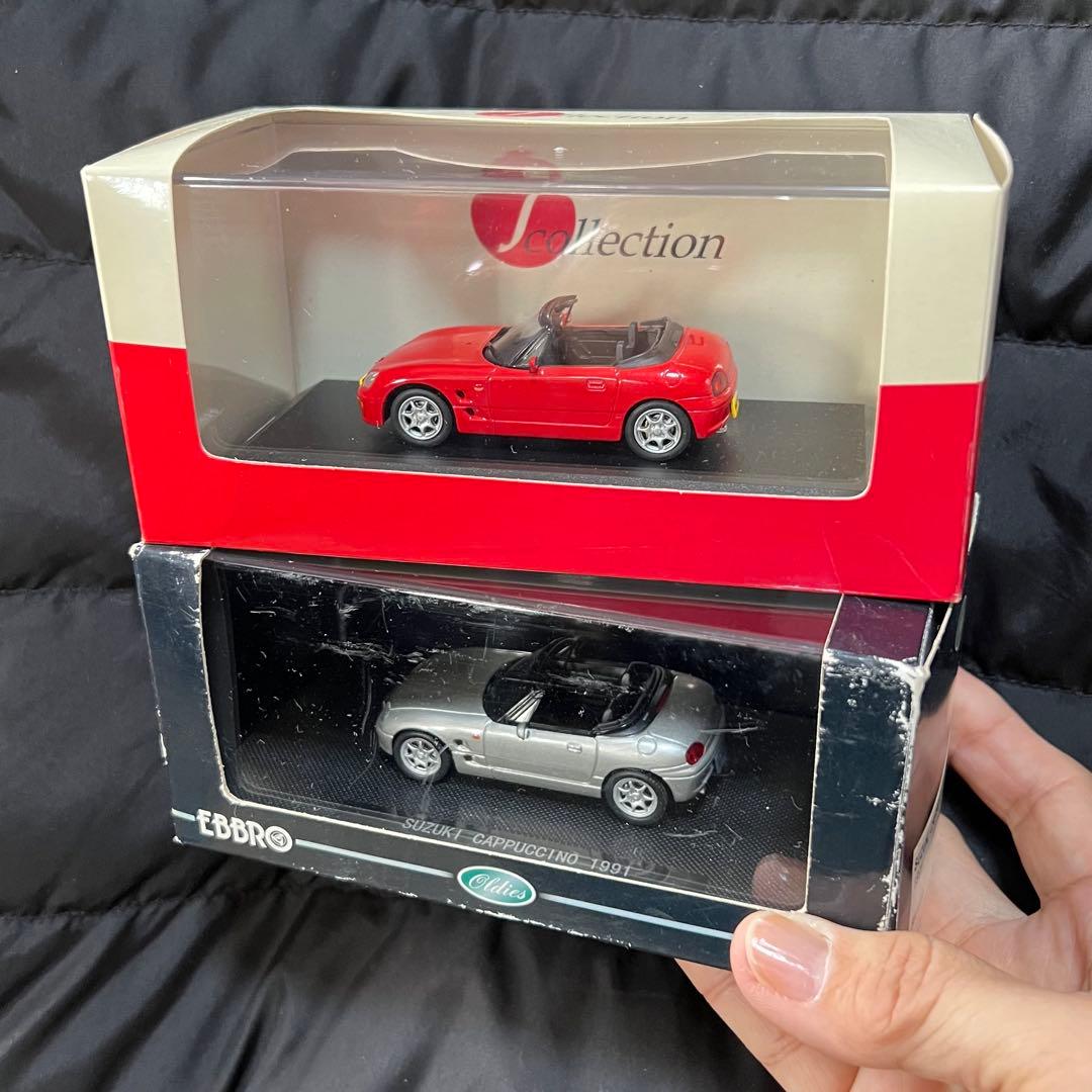 ミニカー Jcollection EBBRO SUZUKI CAPPUCCINO SET