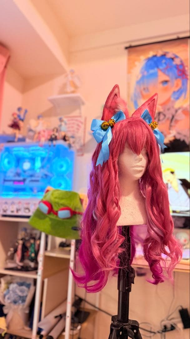 コスプレウィッグ Ahri LOL Cosplay Costume