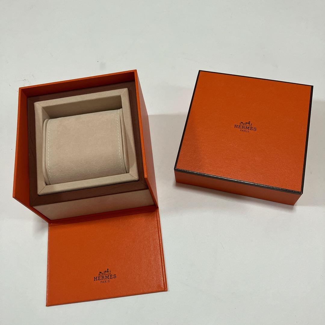 美品　エルメス　時計ケース　空箱　木製