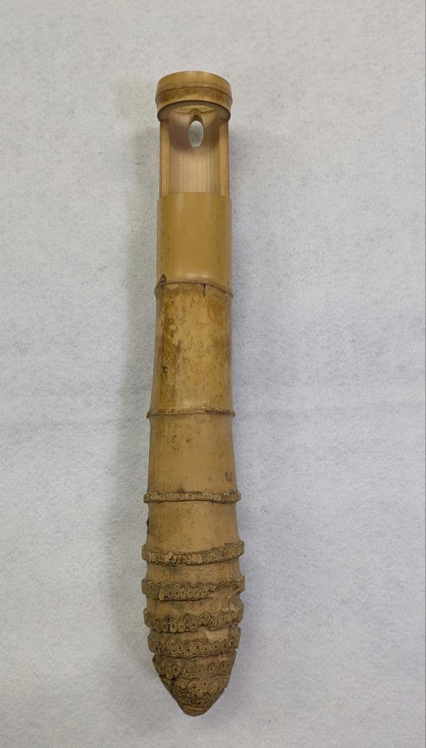 竹花入　掛花入　根竹　茶道具　花入