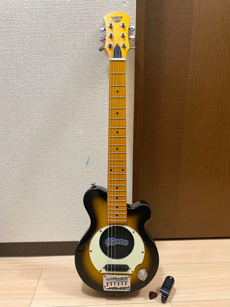 ピグノーズ　アンプ内蔵ギター　オマケ付き