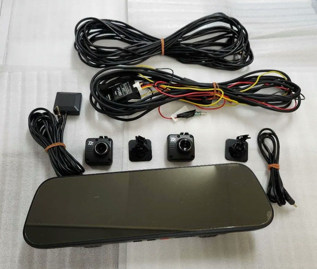 Akira ミラー型ドライブレコーダー 2カメラ TZ-D203MW