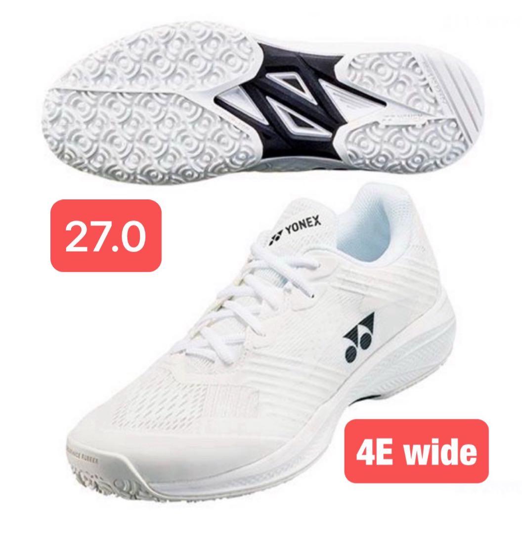 YONEXテニスシューズ クレー・砂入人工芝用 4E wide 011 27.0