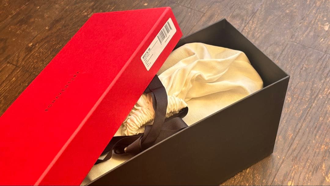 【未使用】本革ポーチ　BONAVENTURA ボナベンチュラ BPOT3 BK