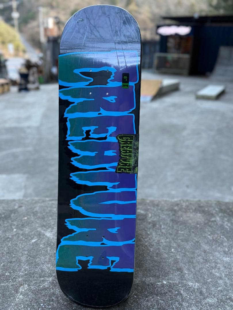 CREATURE スケボーデッキ 8.0 MOBデッキテープ付き