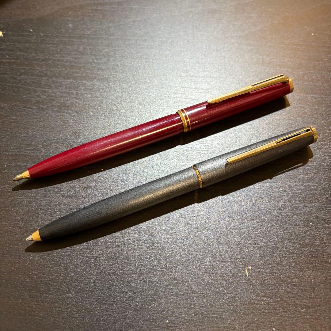 MONT BLANC モンブラン ハンマートリガー式 ボールペン2本セット 訳有