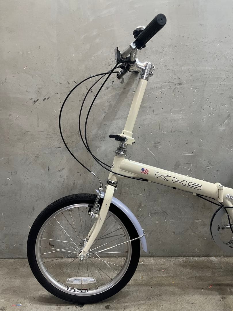 折りたたみ自転車　KHS CAPPUCCINO 18インチ クロモリ　KHS