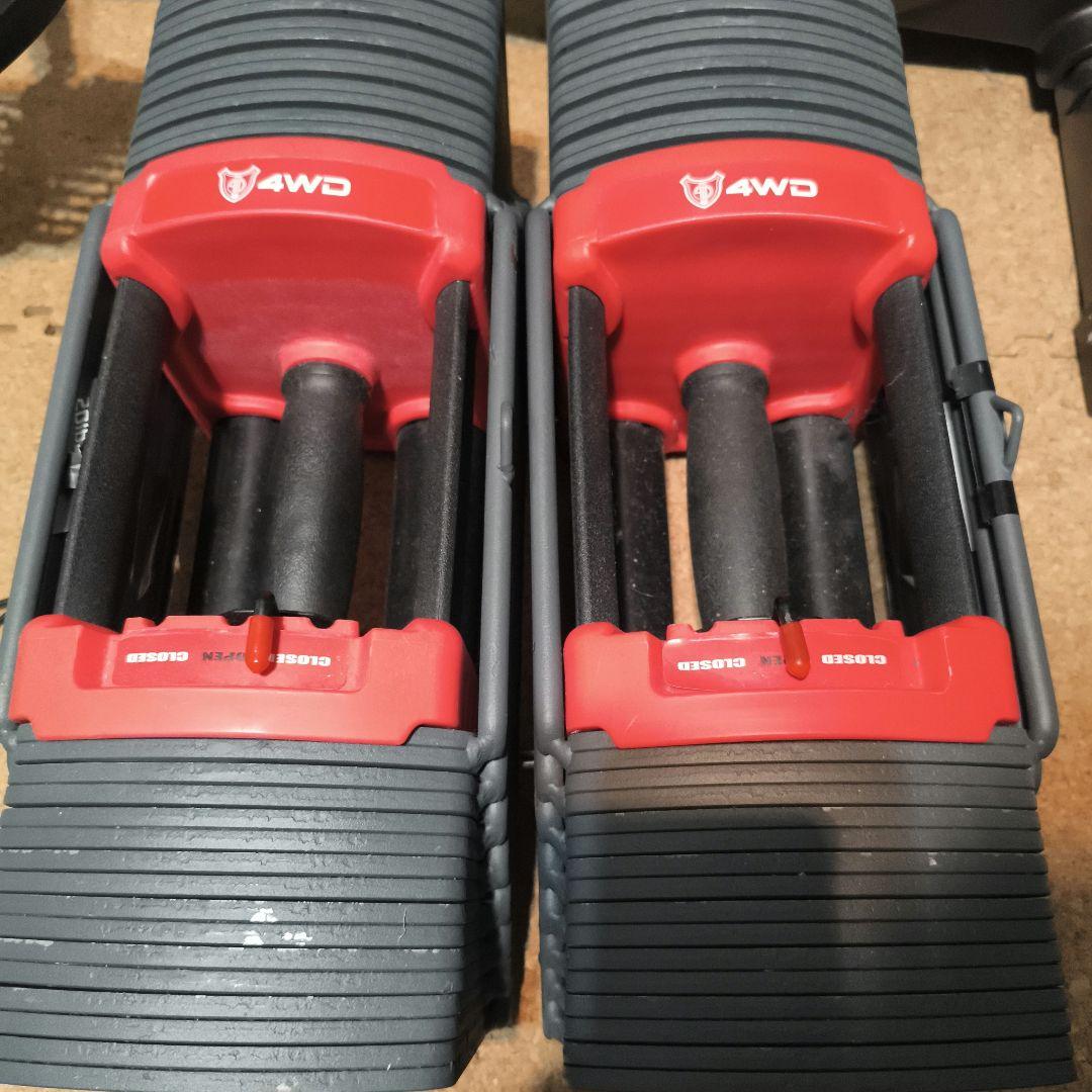 ① 可変式ダンベル　40キロ✖︎2