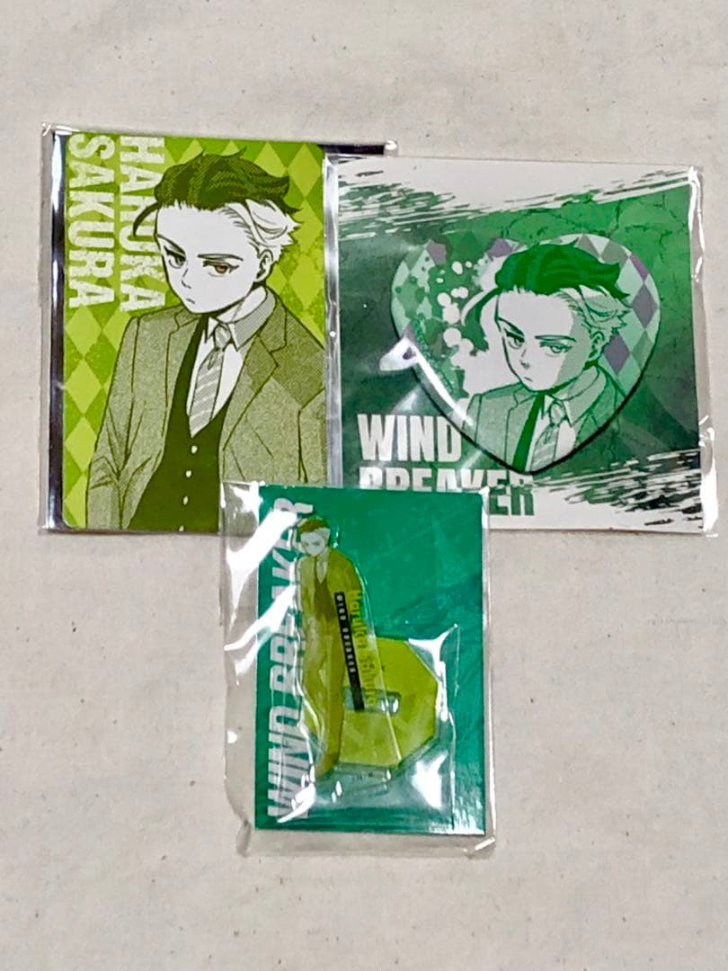 windbreaker ウィンブレ　アニくじ2点＆マズル特典カード　桜遥