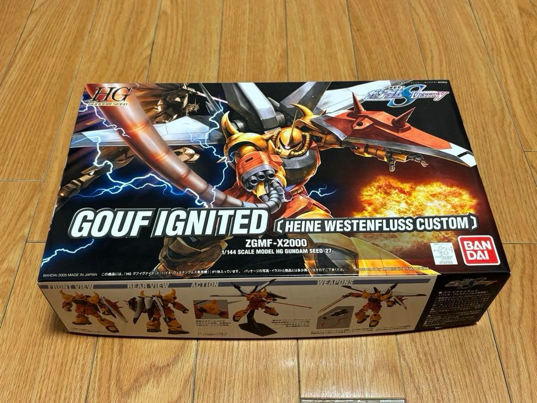 【未開封】HG 1/144 グフイグナイテッド ハイネ・ヴェステンフルス専用機