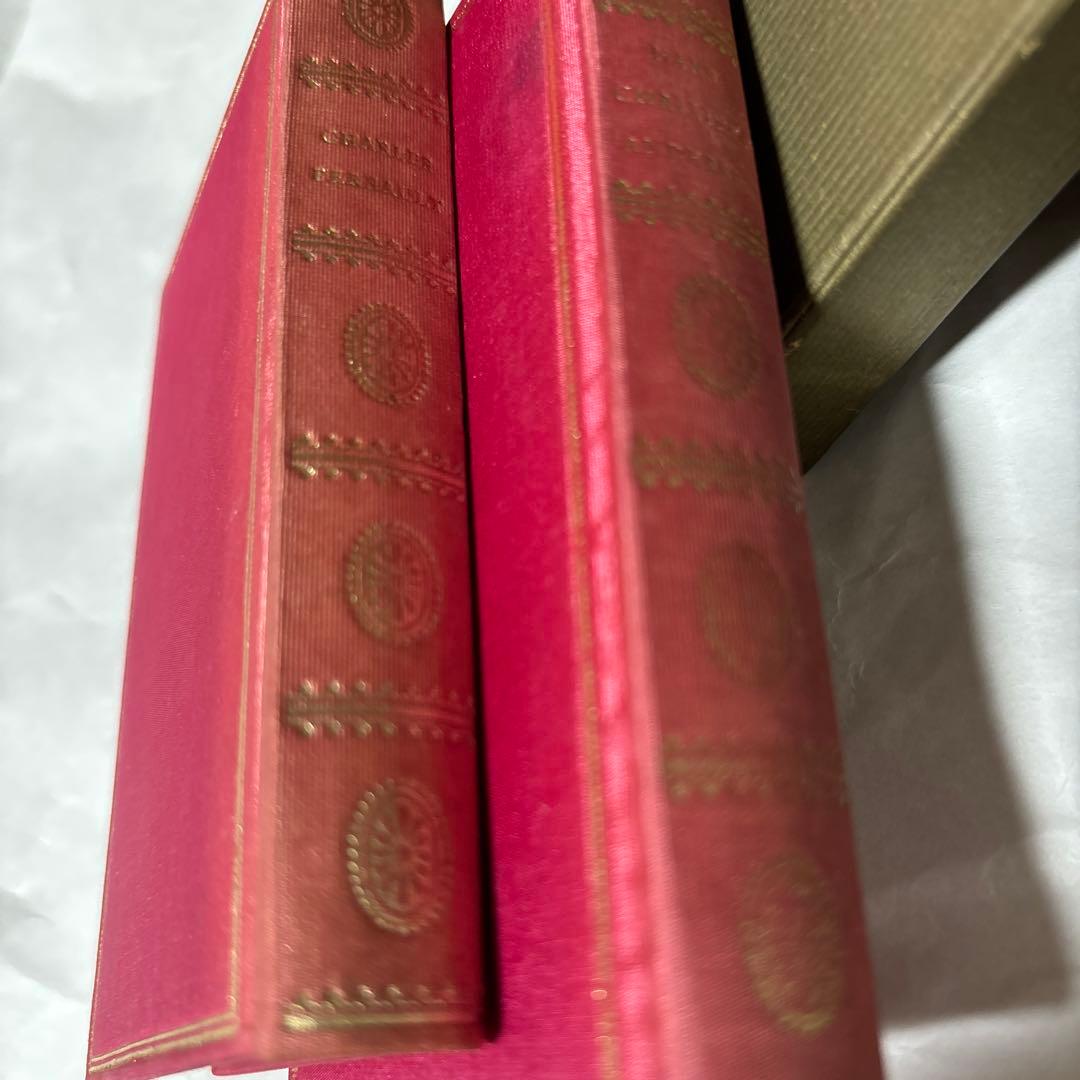 超希少品　フランス　アンデルセン&ペロー童話集&古書　合計三冊