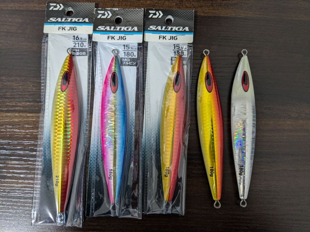 【新品】FKジグ 180g 210g 5個セット ダイワ ソルティガ