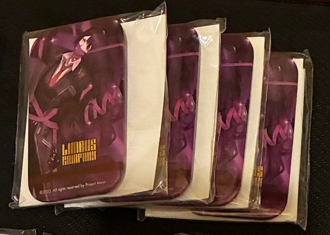 4点セット ホンル リンバスカンパニー くじメイト D賞 スクエア缶バッジ