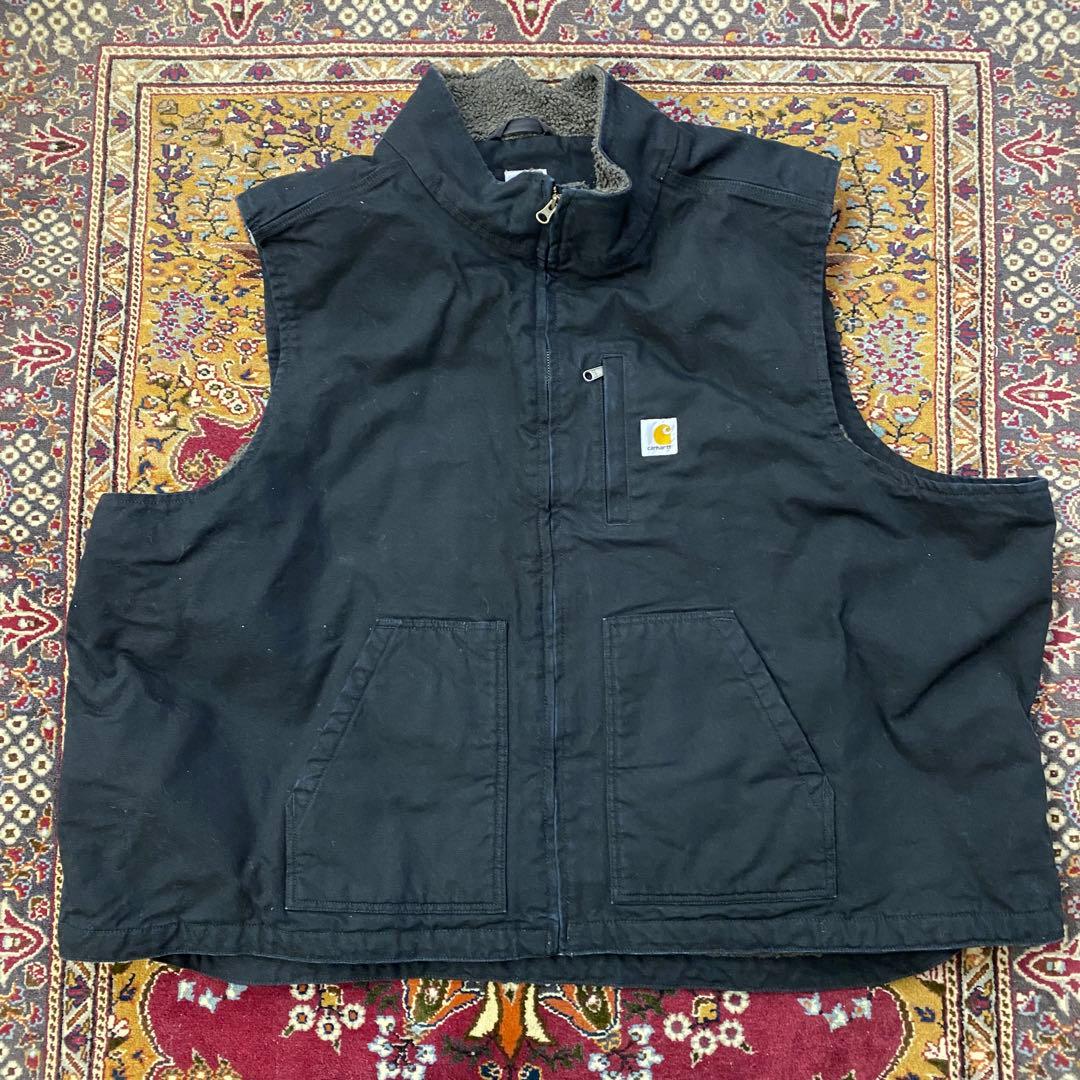 S*S様 Carhartt カーハート ダック ボア オーバーサイズ ベスト ブ
