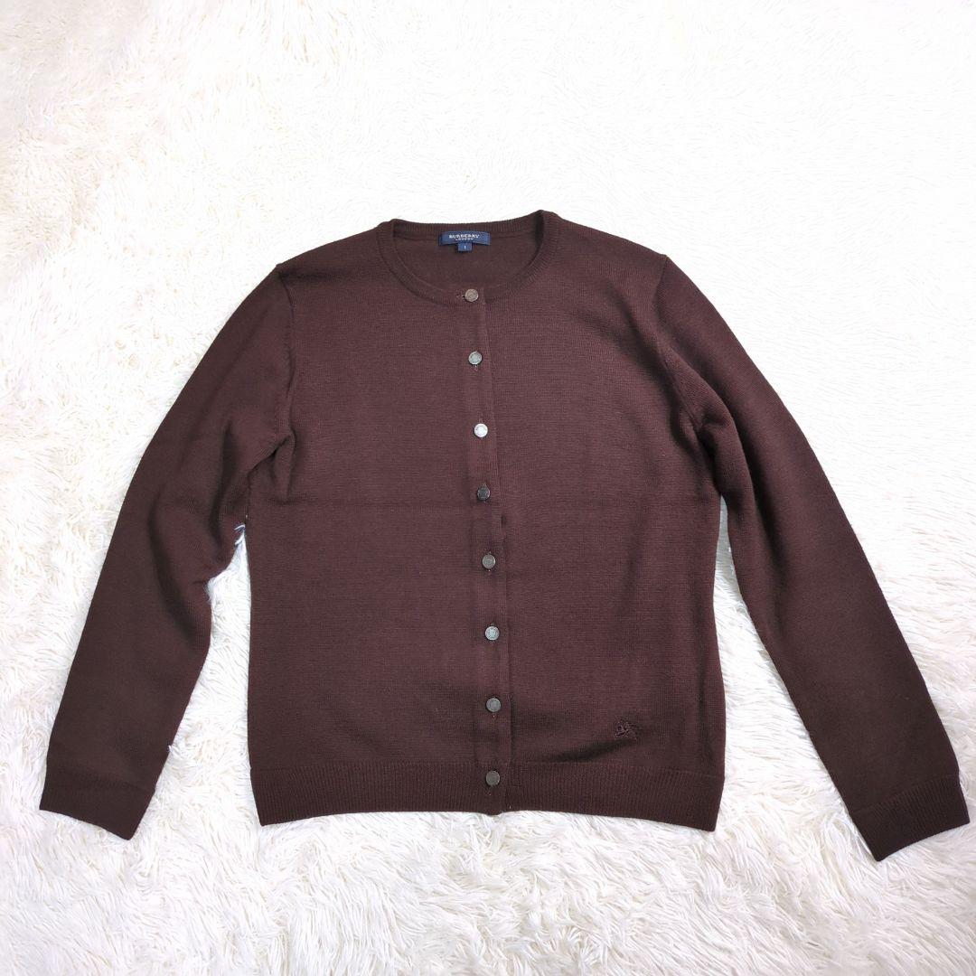 BURBERRY LONDON アンサンブル　カーディガン ニット ブラウン