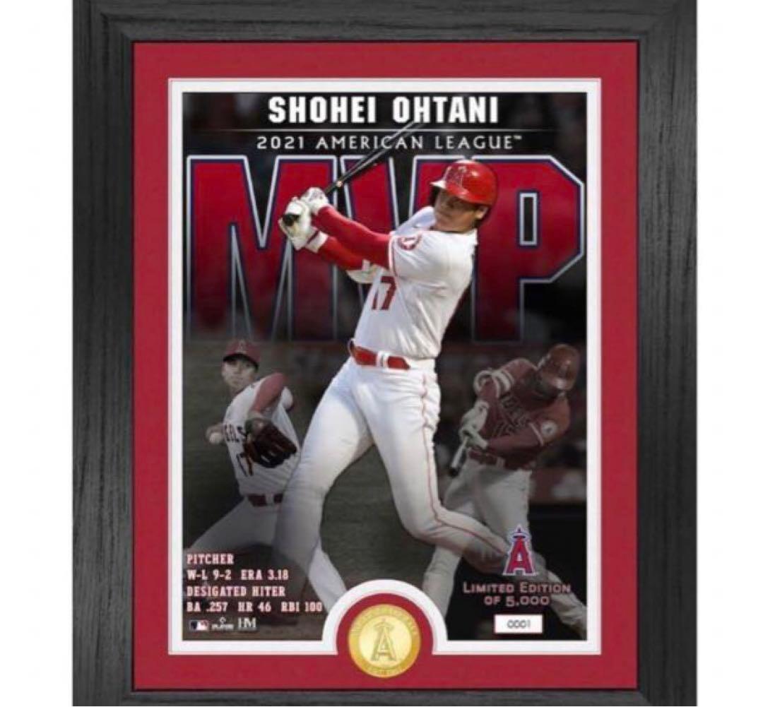 【超レア品 シリアルナンバー入り】大谷翔平 MVP フォトフレーム