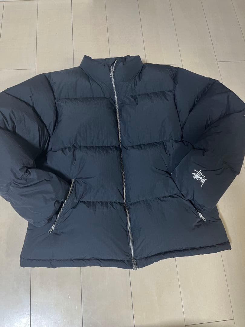 【正規品】【美品】STUSSY DOWN PUFFER NYLON