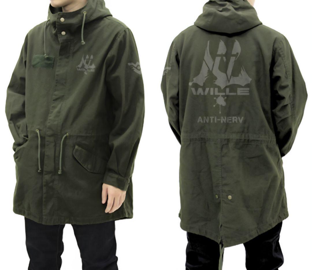 新品 COSPA エヴァンゲリオン WILLE M-51ジャケット モッズコート