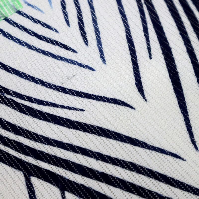 《竺仙【綿絽】小紋◆浴衣反物■青海波にもみじ■白地◆夏着物■反25-142》