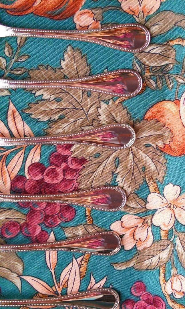 クリストフル パール コーヒースプーン6本 ケーキフォーク6本 合計12点