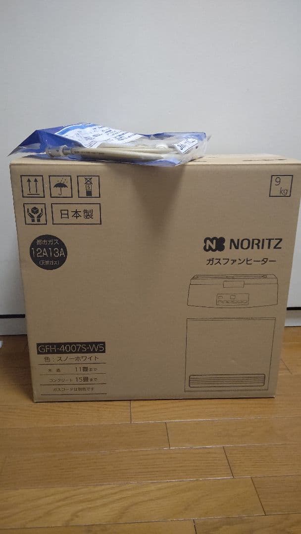 NORITZ ガスファンヒーター　未使用 GFH-4007SAV5
