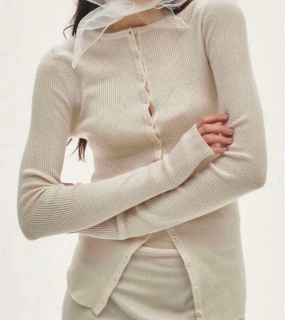 【試着のみ】TODAYFUL Silkwool Knit Cardigan