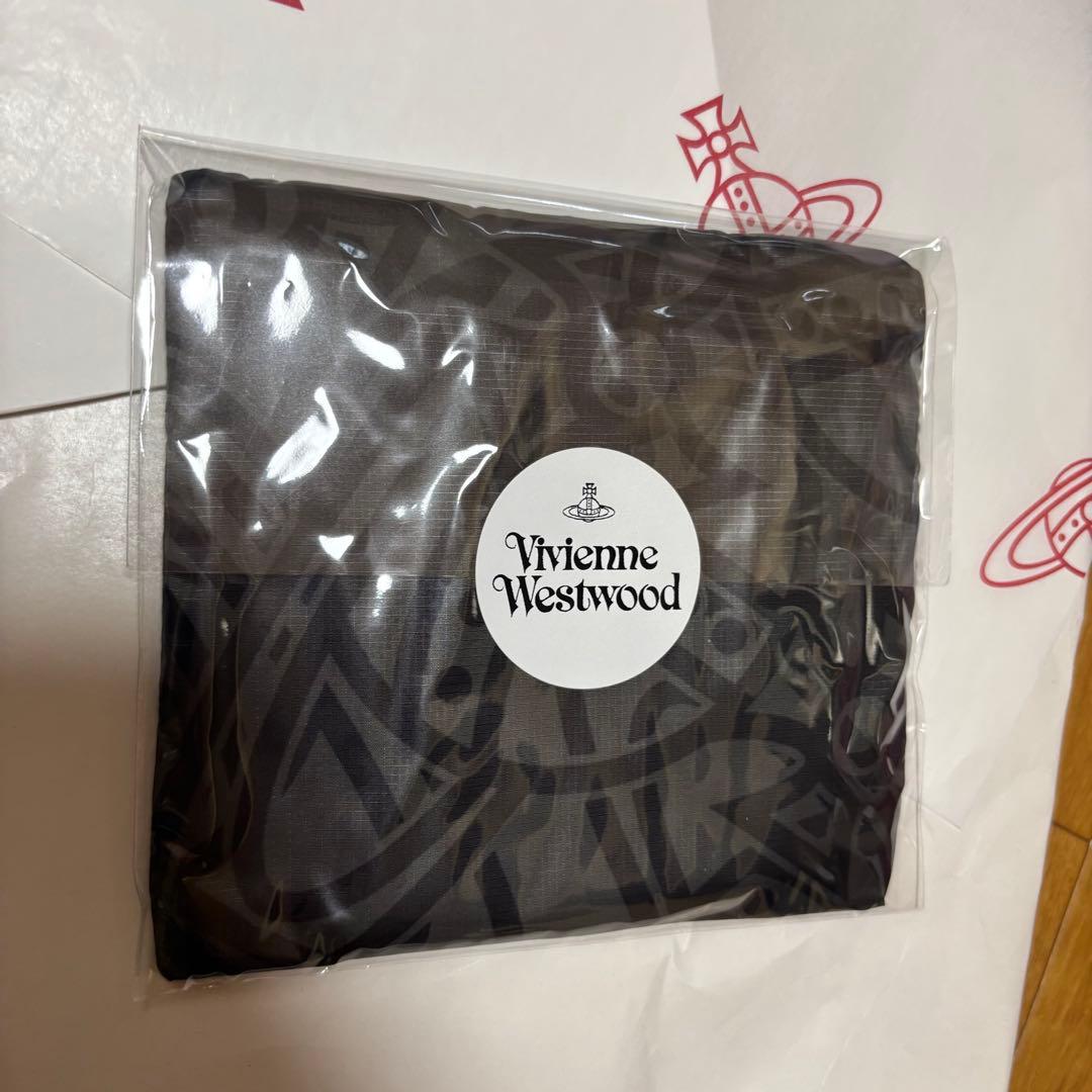 新品未使用品 ヴィヴィアンウエストウッド エコバッグ オーブ総柄 ナイロン