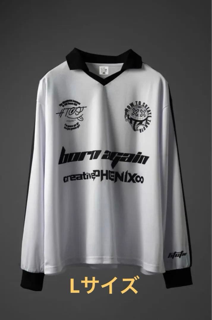 TAKUYA∞の創り方フットボール シャツ/ホワイト　長袖　新品　Lサイズ