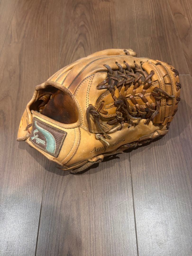 軟式グローブ ブラウン 使用感あり