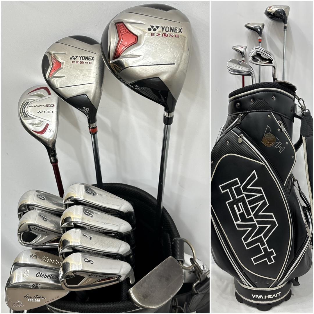 メンズ右利き初心者用　ヨネックス　クリーブランド　ゴルフクラブセット　W2643