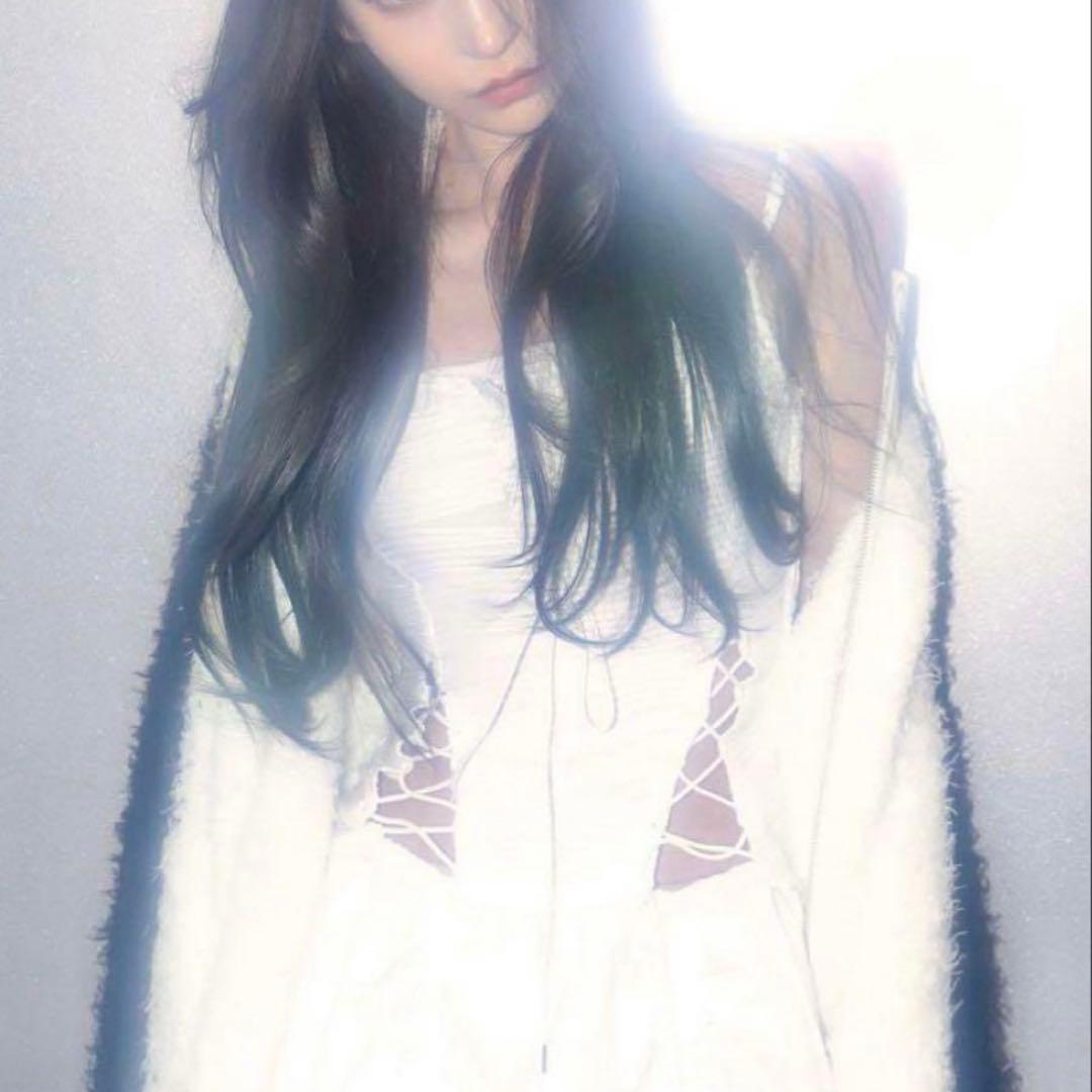 トップス melt the lady lace up layered corset