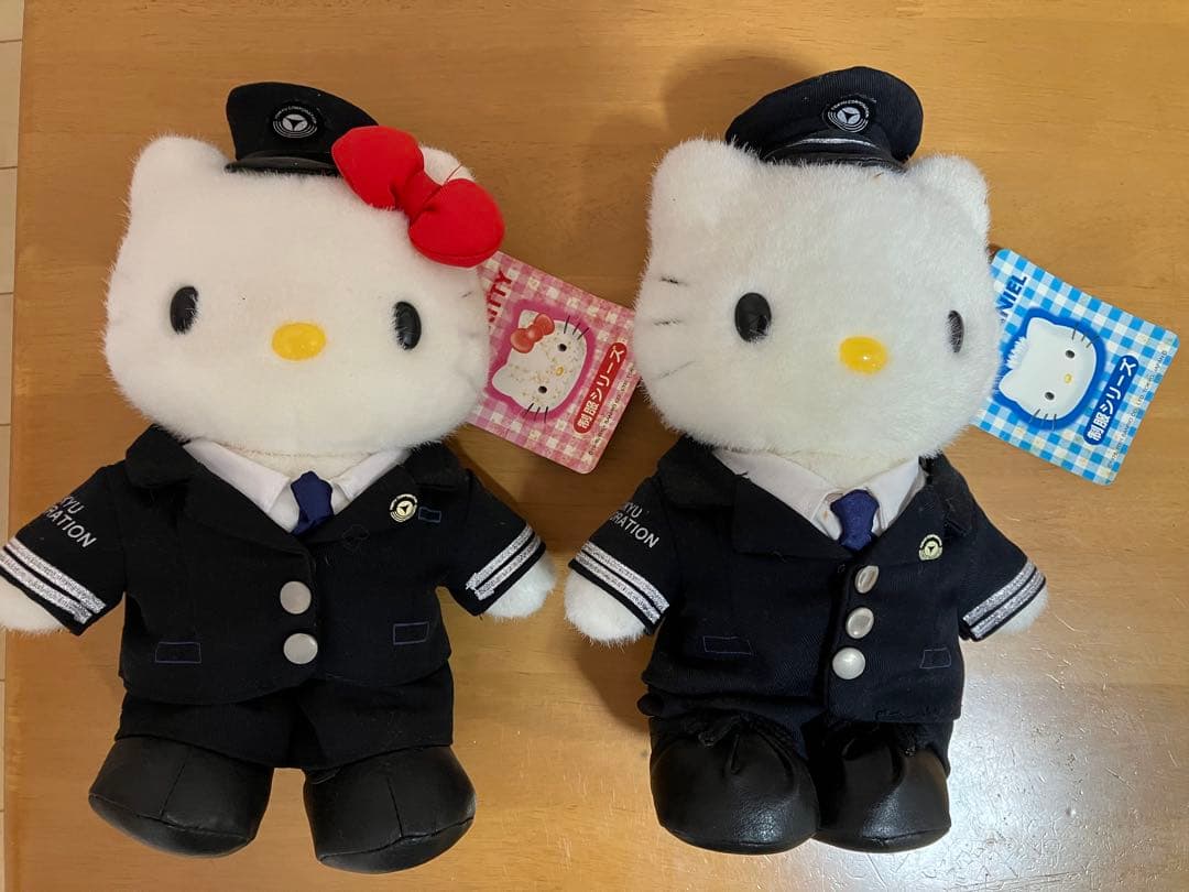 キティ　ダニエル　ぬいぐるみ　東急　制服シリーズ　タグ付き