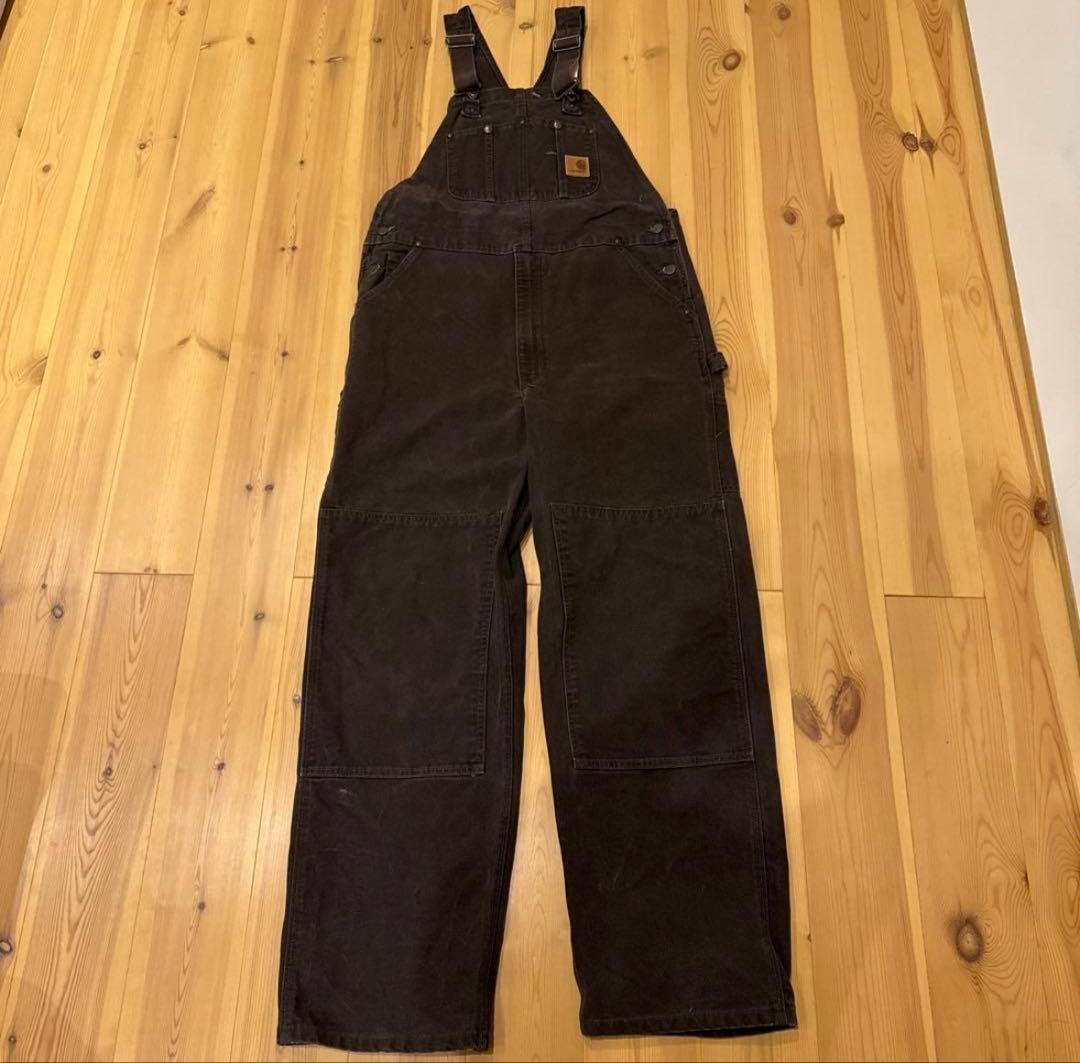 carhartt オーバーオール　38×34 ブラウン