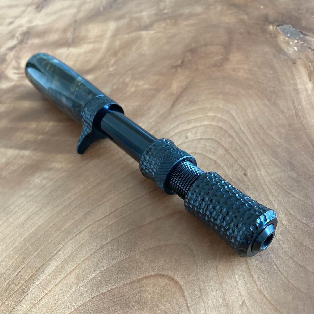 ロッドビルディング ウッドガングリップ ウッドグリップ／ブラック フェルール付属