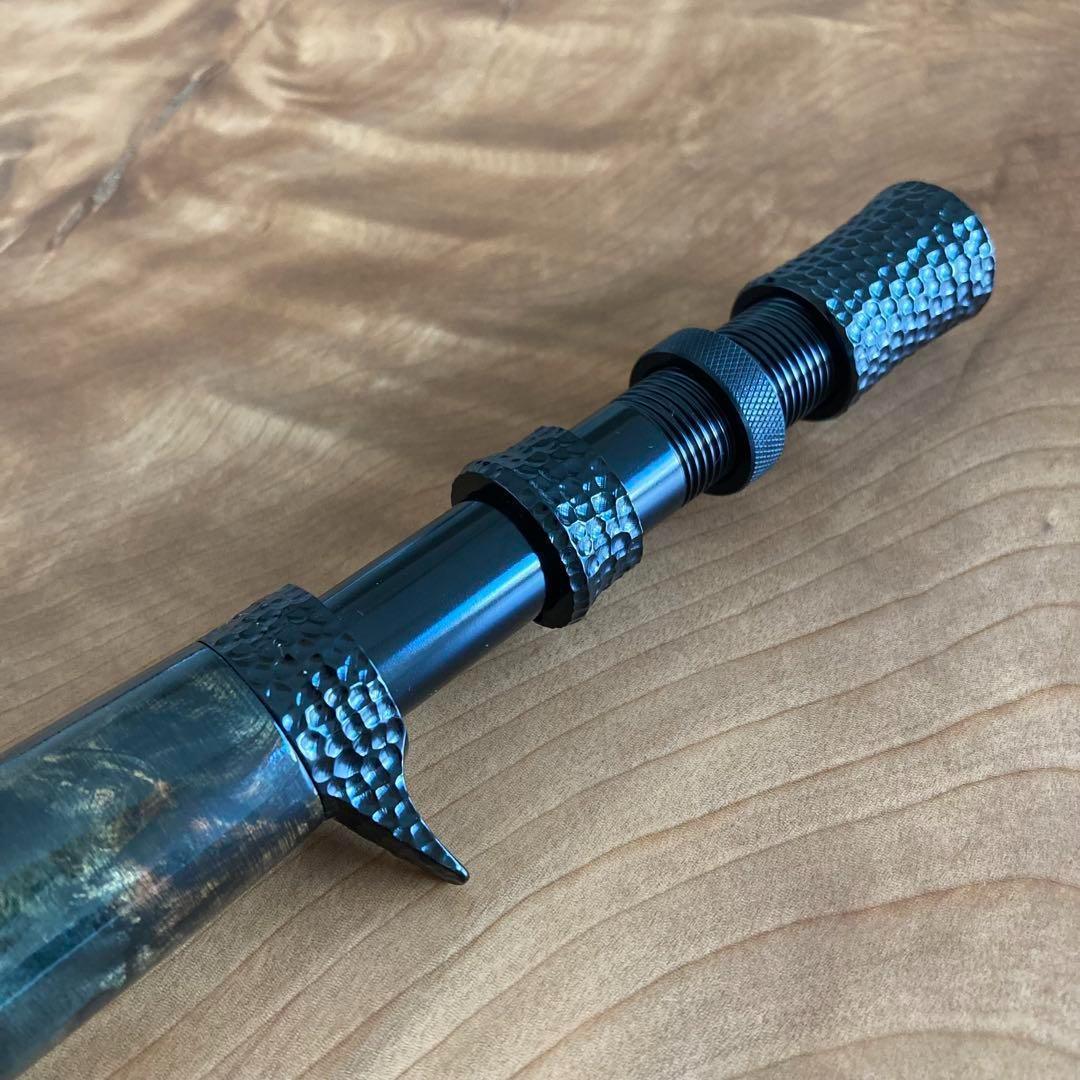 ロッドビルディング ウッドガングリップ ウッドグリップ／ブラック フェルール付属