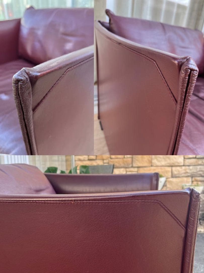 Cassina マリオベリーニ　ティルブリーソファ② 本革　68.2万　モダン