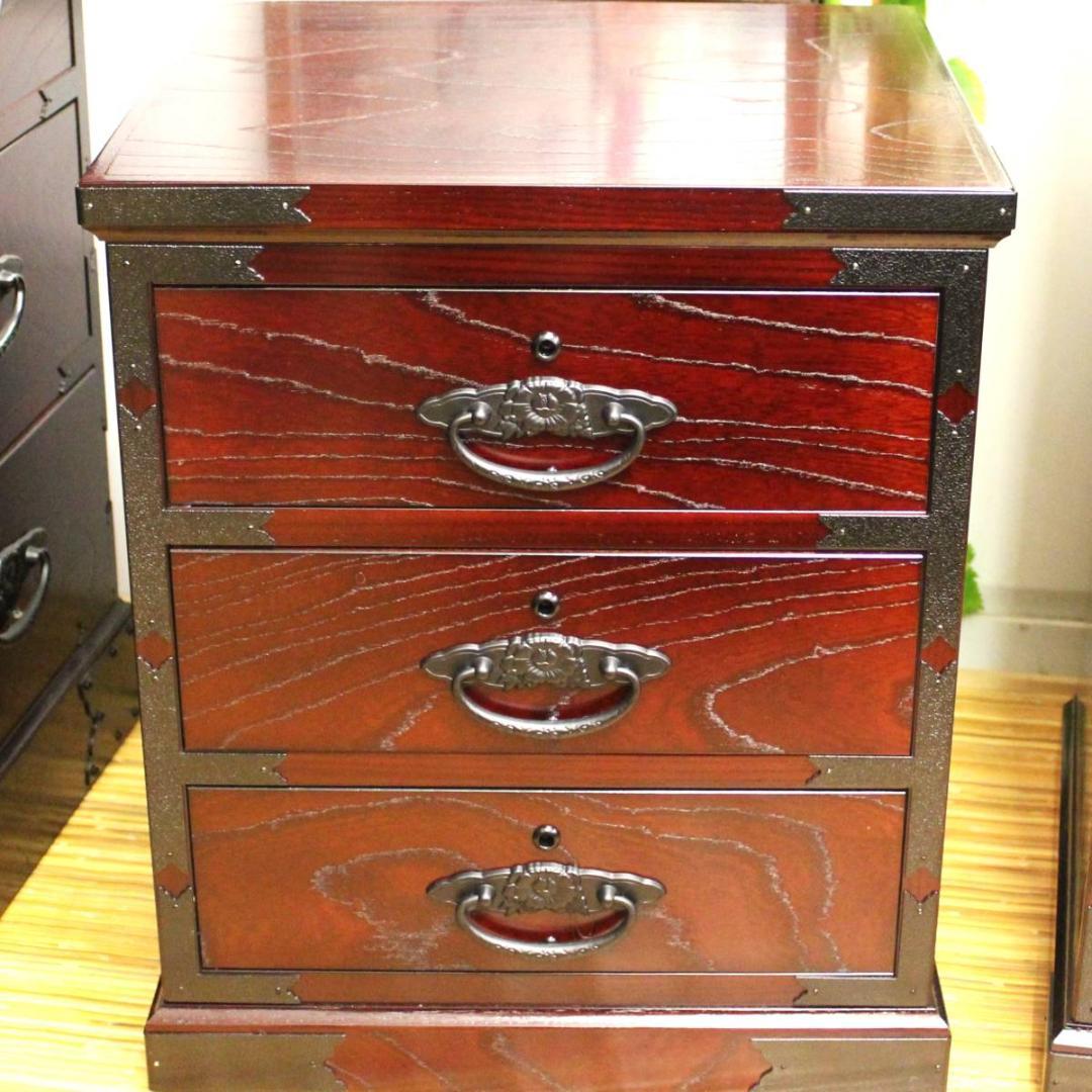 筑後民芸　48小箱I型　伝統工芸家具　古民家風　民芸家具　引出し　アンティーク