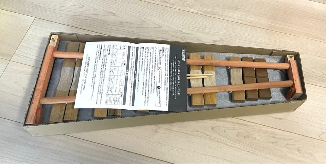 YAMAHA ヤマハ 卓上木琴 No.185 30音 マレット付き