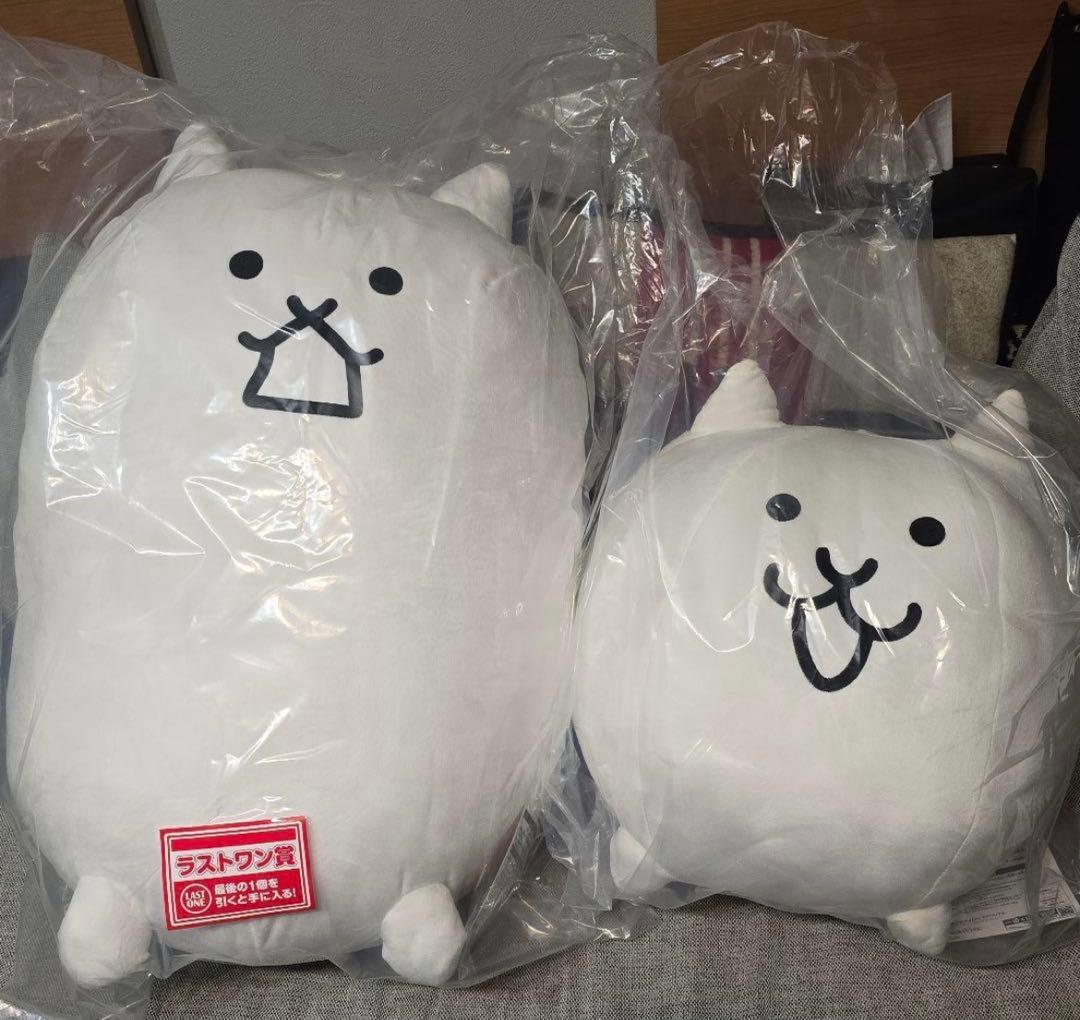 一番くじ にゃんこ大戦争 ラストワン 賞 B賞 ネコビッグぬいぐるみ タンクネコ