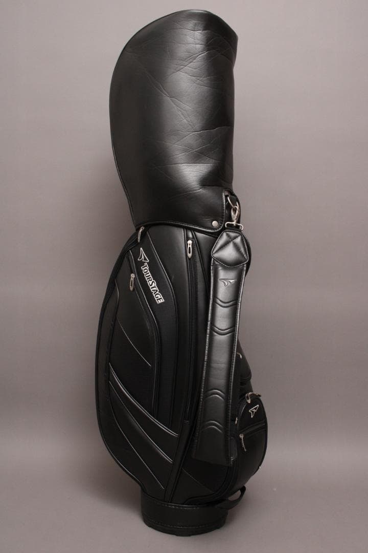 【美品】ツアーステージ TOURSTAGE キャディバッグ《9型》カート 5分割
