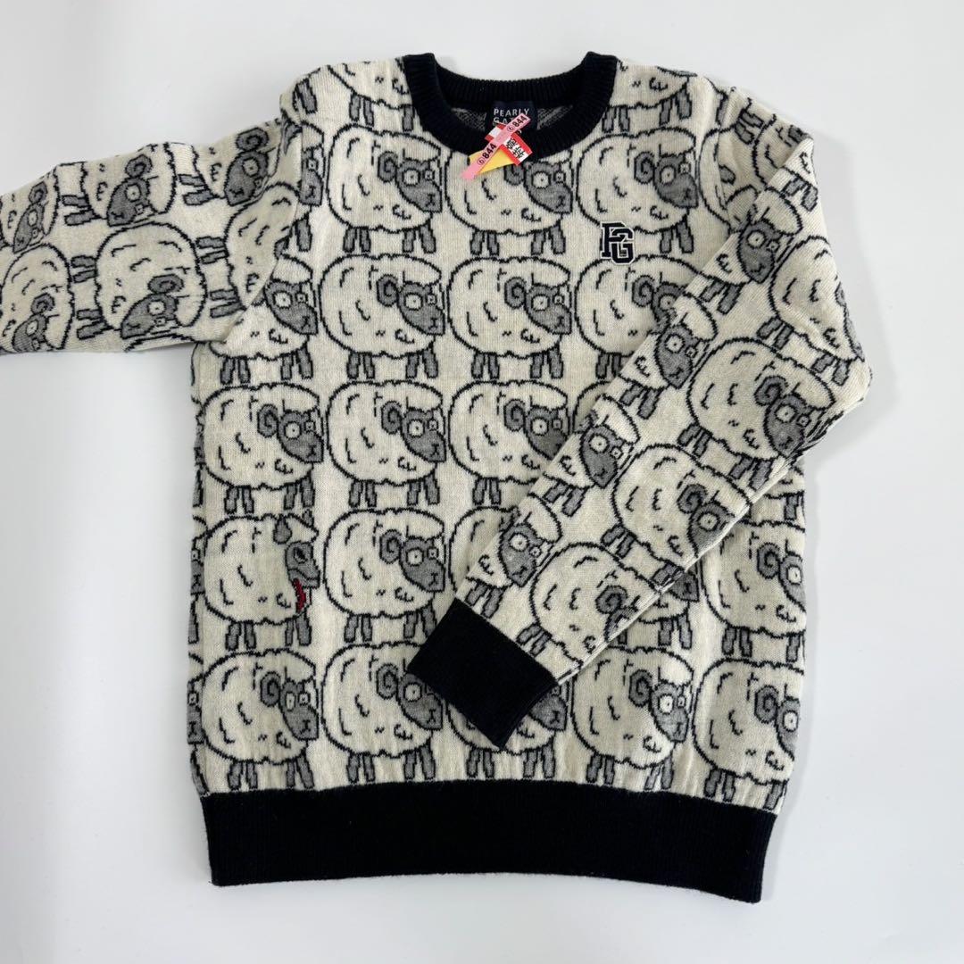 PEARLY GATES パーリーゲイツ ゴルフウェア 長袖ウールセーター 4