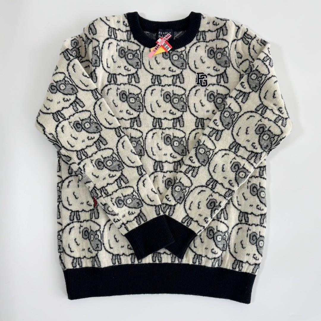 PEARLY GATES パーリーゲイツ ゴルフウェア 長袖ウールセーター 4