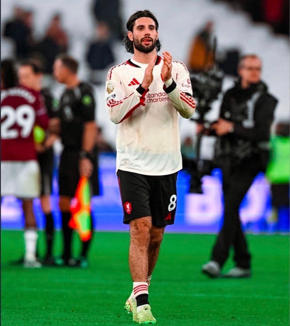 リヴァプール 25/26 アウェイ 長袖ユニフォーム ソボスライ 2XL