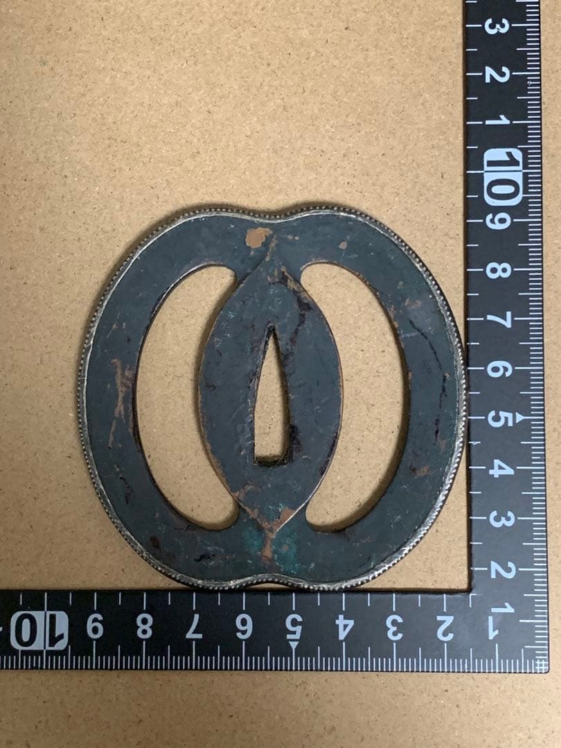 T*a様 《アンティーク・希少レア！！》《送料無料》⭐︎ 銀入り 武蔵鍔 つば