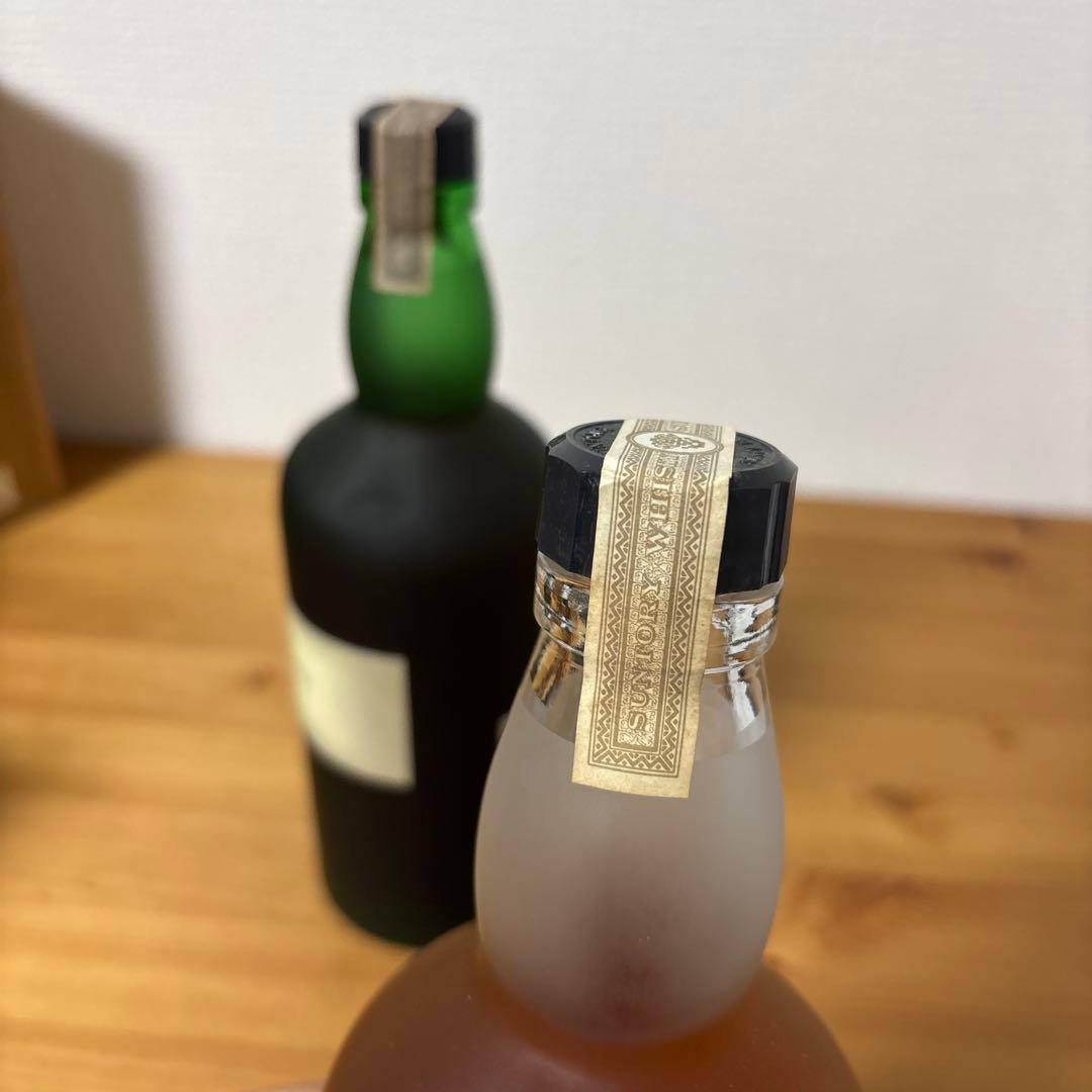 サントリーウイスキー 山崎蒸溜所秘蔵　白州蒸溜所秘蔵モルト　２点セット　未開封